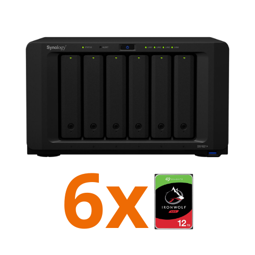 Synology NAS DS1621+ 6 discos