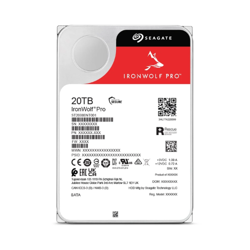 Hard Disk 20Tb IronWolf - PRO 7,2krpm ST20000NT001 256Mb Cache