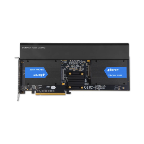 Sonnet Fusion Dual U.2 SSD PCIe Card