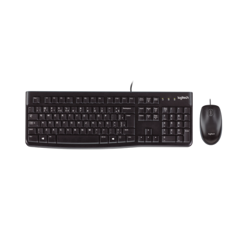 Kit Teclado e Mouse Logiteck MK120 USB